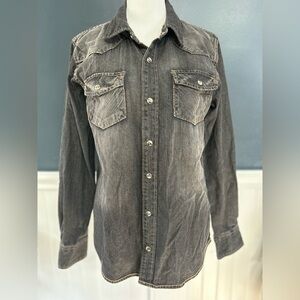 Gray Button Down Shirt by Overdrive